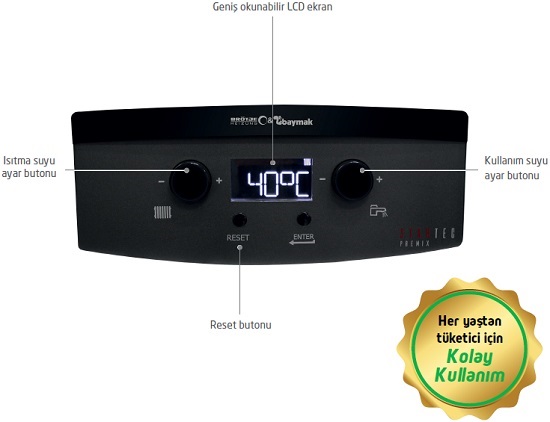Baymak Brötje Startec Premix Kullanıcı Paneli
