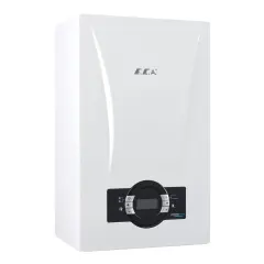 Eca Proteus Premix 30 kW yoğuşmalı kombi beyaz gövde önden görünüm