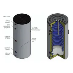 Baymak Aqua 1000 Litre Tek Serpantinli Hızlı Boyler