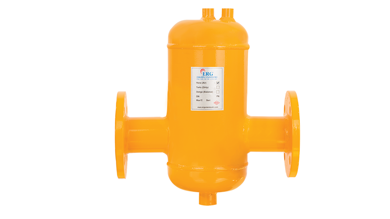 ERG Hava Ayırıcı DN50 Flanşlı (168,3 mm Tank Çapı)