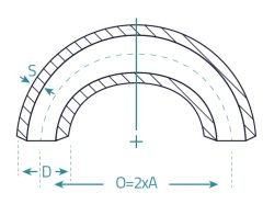ERG 1″ Patent Dirsek 180° Dikişli (33,7*2,6)