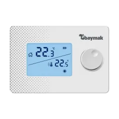 Baymak Logi S Kablosuz Oda Termostatı | On-Off Dijital Ekranlı