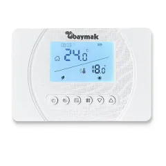 Baymak Logi Pro S Kablosuz Oda Termostatı | Dijital Ekranlı ve Programlanabilir