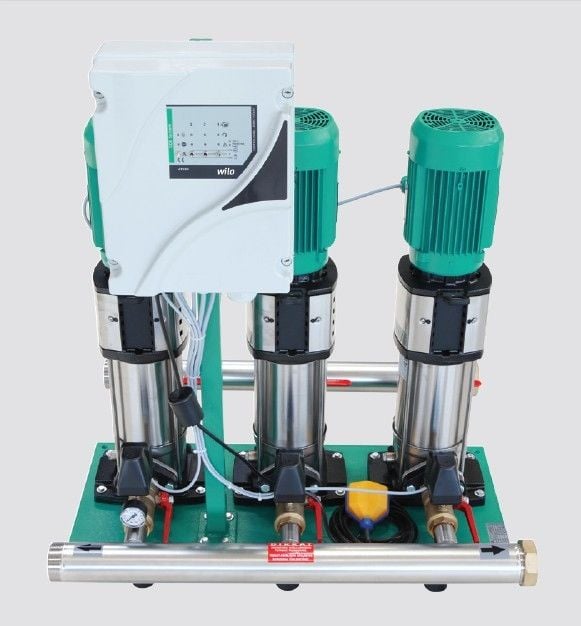 Wilo COE3-Helix V 420-1/25/E/S/3 kW Dikey Tip Paket Hidrofor