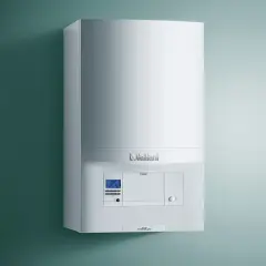 Vaillant ecoTEC Pro VUW 236/5-3 kombi yeşil duvarda perspektif görünüm