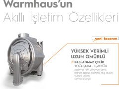Warmhaus Enerwa 24  ErP - Yerli Üretim, 1/10 Modülasyon, 24 kW Yoğuşmalı Kombi