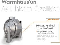 Warmhaus Enerwa Plus ErP 33 - Yerli Üretim, 1/10 Modülasyon, 33/39 kW Dijital Yoğuşmalı Kombi