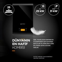 Warmhaus Minerwa 25 kW (20.000 Kcal) Yoğuşmalı Kombi