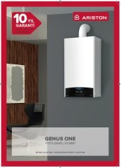 Ariston Genus One 35 - XtraTech Isı Eşanjörü, 1/10 Modülasyon, Yoğuşmalı Kombi