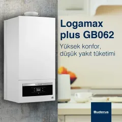 Buderus Logamax Plus GB062-V2 24 kW Yoğuşmalı Kombi