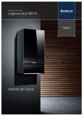 Buderus Logamax Plus GB172i - 24 kW Titanyum Camlı Tam Yoğuşmalı Kombi