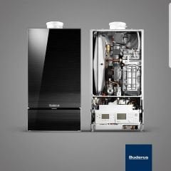 Buderus Logamax Plus GB172i - 24 kW Titanyum Camlı Tam Yoğuşmalı Kombi