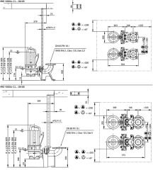 Wilo Rexa PRO V06DA-216 DN65 Trifaze Atık Su Dalgıç Pompa