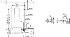Wilo FA 08.64-258E + T 17.2-4/24H Ex Atık Su Dalgıç Pompası