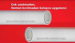 Dizayn 33006 PN25 PPRC 40 mm Kompozit Boru (4 Metre)