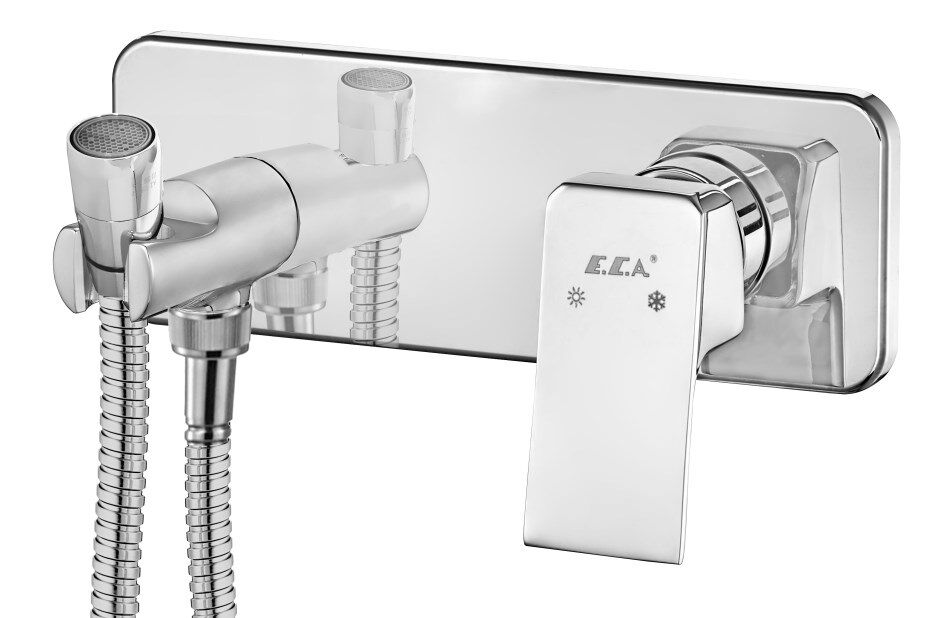 Eca 102167005-KP Tiera Ankastre Taharet Shut-Off Bataryası Perlatörlü Sıva Üstü Grubu