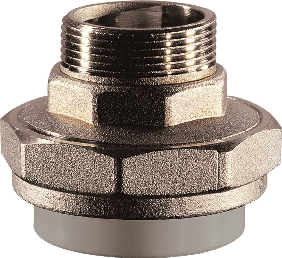 Dizayn 31504 PN25 25*3/4 mm Oynar Başlıklı Dış Dişli Rakor