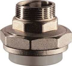 Dizayn 31504 PN25 25*3/4 mm Oynar Başlıklı Dış Dişli Rakor
