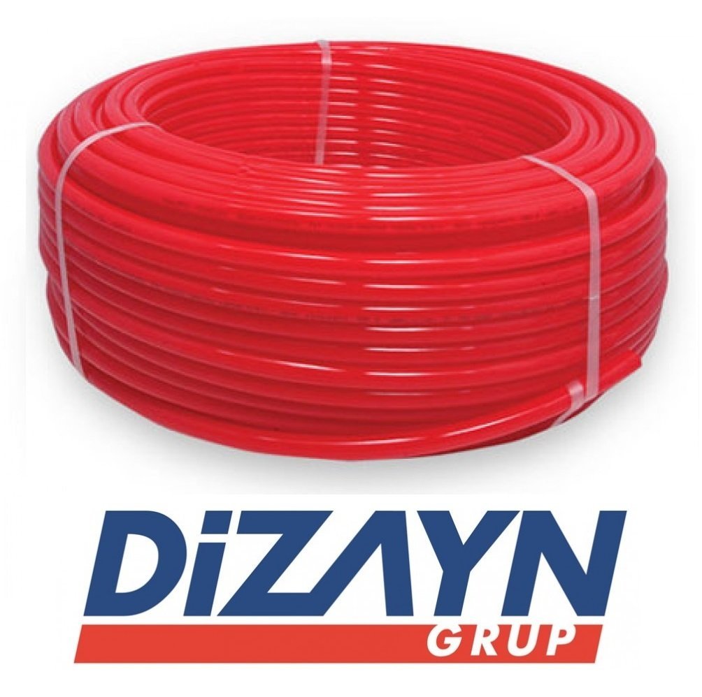 Dizayn 51045 PEX Elastica Oksijen Bariyerli 16*2 Mobil ve Yerden Isıtma Borusu 160 Metre