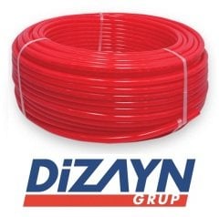 Dizayn 51045 PEX Elastica Oksijen Bariyerli 16*2 Mobil ve Yerden Isıtma Borusu 160 Metre