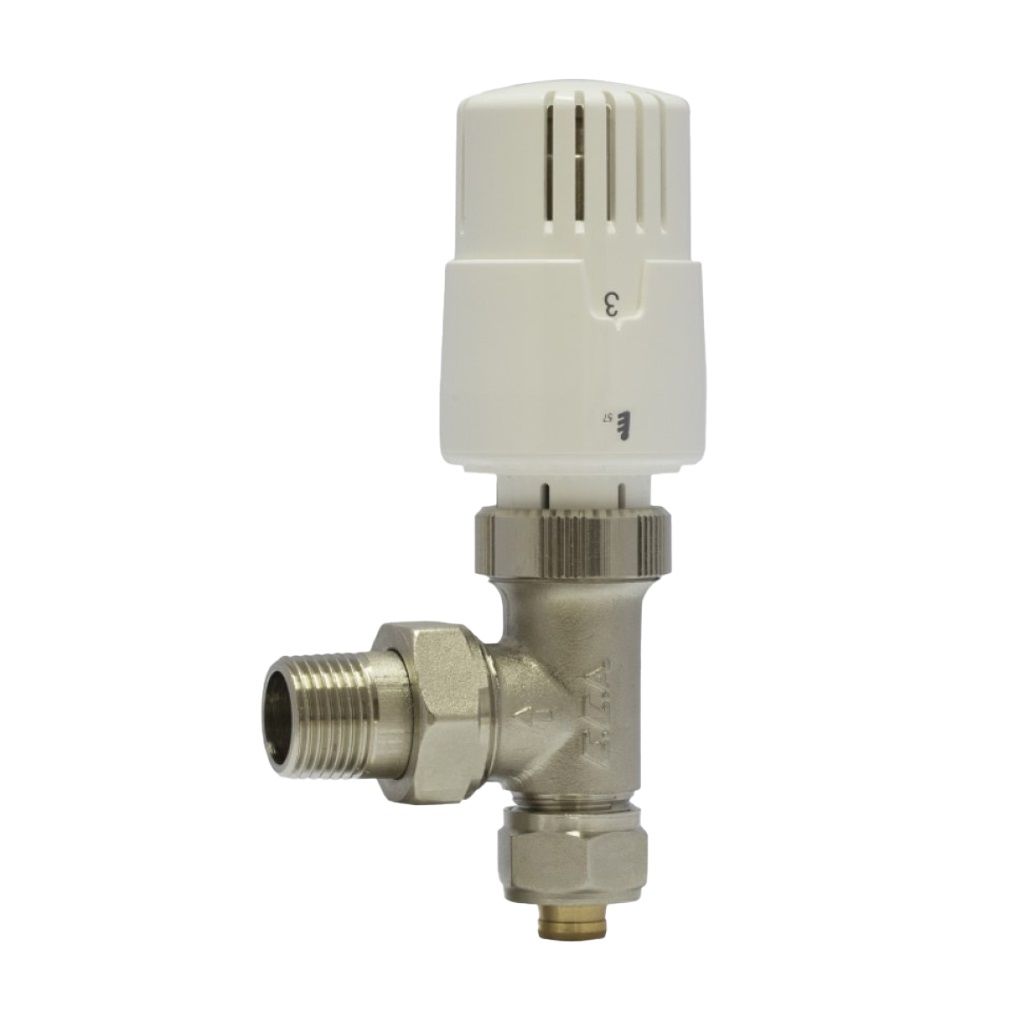 Eca 602120780 TRV4 Pex 1/2 Termostatik Köşe Radyatör Vanası