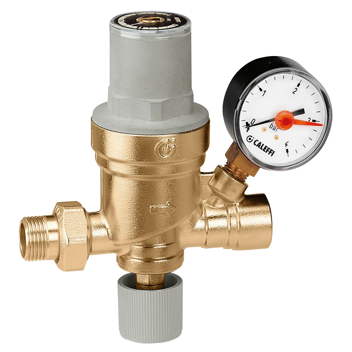 Caleffi 553640 Basınç Saatli 1/2'' Otomatik Dolum Ünitesi (Manometre Dahil)
