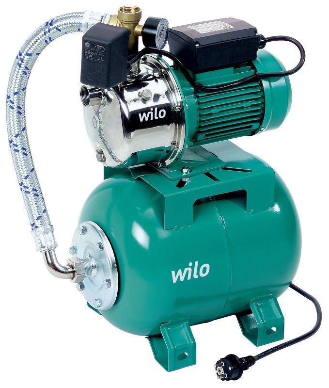 Wilo Jet-HWJ 202 Kendinden Emişli Tek Kademeli Yatay Tanklı Hidrofor
