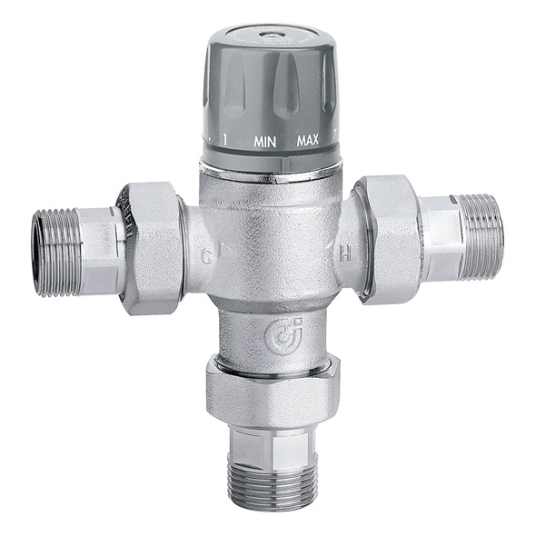 Caleffi 521816 Ayarlanabilir Başlıklı 1'' M Termostatik Karışım Vanası