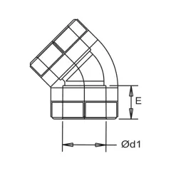 Formül PN25 PPRC 32 mm 45° Dirsek