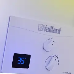Vaillant turboMAG 125/1 12 Litre Hermetik Şofben | %83 Verim, A Sınıfı Enerji