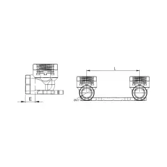 Formül PN25 Levha Tip 20 x 3/4″ Dişi Çiftli Batarya Bağlantısı