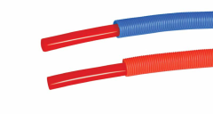Dizayn PEX Elastica 16*2 Kılıflı Mobil ve Yerden Isıtma Borusu 100 Metre Kırmızı